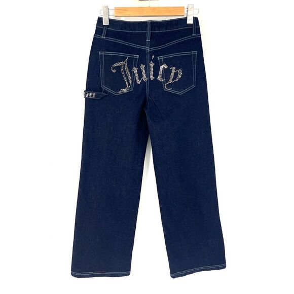 Juicy Couture Denim - Juicy Couture Jeans Women 5/27 Blue Abbot Stone Hammerloop Rinse‎ Wide Leg JC643